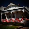 thumbnail image 7 of NOGIS 16.4 Ft Christmas Prelit Tinsel Garland, Red Metallic Garland with LED Lights for Christmas Tree Decorations,Wedding Party Supplies (Red), 7 of 7