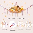 thumbnail image 6 of Stuffed Animal Hammock with LED Light, Toy Hammock for Stuffed Animals Storage for Kids Room Decor, Stuffed Animal Hammock Corner, 6 of 8