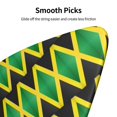 thumbnail image 7 of 6 Pack Guitar Picks Plectrums Jamaica Flag Guitar Pick Guitar Picks for Women Men Beginner Guitar Palyers, 7 of 7
