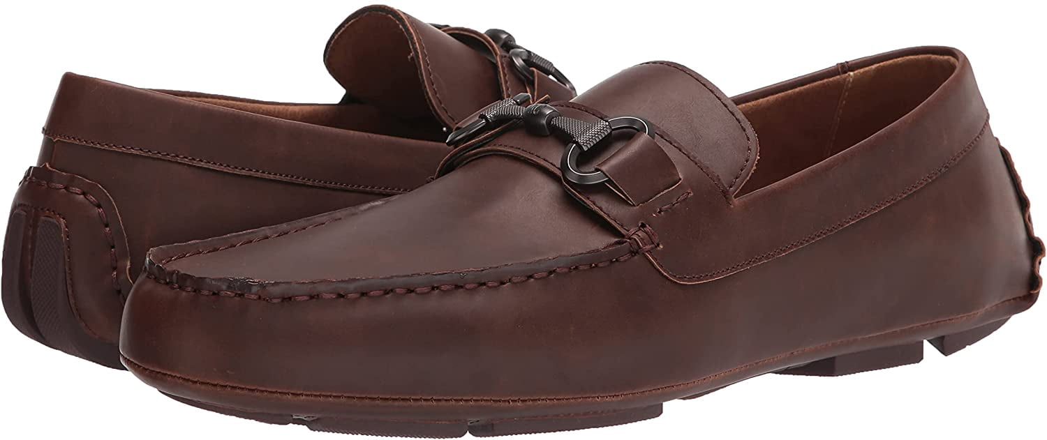Kenneth Cole Reaction Mens Dawson Bit Driver Driving Style Loafer 12 Espresso, Men's