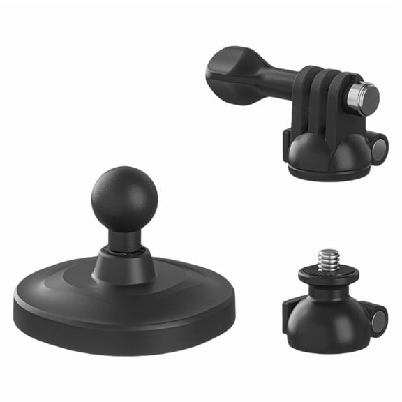 360 Rotating Magnetic Camera Mount Double Interfaces Strong Adhesion For Action Cameras Outdoor Stability