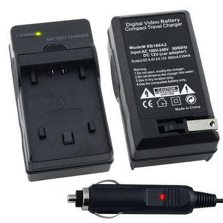 Insten Compact Battery Charger Set For Sony NP-FP50 / 70 / 90 / NP-FH50 ...