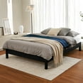 thumbnail image 4 of LIFEMENT Twin Signature Wood Platform Bed Frame Black, Noise-Free, Under Bed Storage, No Box Spring Needed, Easy Assembly, 4 of 9