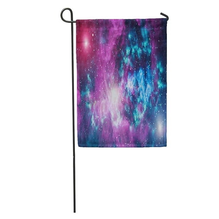 SIDONKU Galaxy in Space Beauty of Universe Black Hole Furnished Garden Flag Decorative Flag House Banner 28x40 inch