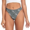 thumbnail image 1 of Balery Cute Shark Tangas de Algodón para Mujer con Estampado – Ropa Interior Sexy, Transpirable, G-string-XX-Large, 1 of 6