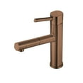 thumbnail image 3 of Waterhaus Lead-Free Solid Stainless Steel, Single Hole, Single Lever Kitchen Faucet with Pull-out Spray Head - Copper, 3 of 5