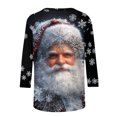 thumbnail image 4 of Womens Xmas Sweatshirts Crew Neck Blouses Tops Long Sleeve Christmas Tree Print Shirts Merry Christmas Clothes Trendy 2026 Clothe, 4 of 6