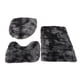 thumbnail image 1 of Injueey Juego de alfombrillas de baño de 3 piezas, suaves y cómodas, fibras acrílicas, juegos de alfombrillas de baño, 3 piezas Juegos de accesorios de baño Gary oscuro U40*5+45*50+ 50*80, 1 of 6