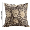 thumbnail image 3 of zhonghuaying Vintage Floral Print Throw Pillow Covers 17.7x17.7in Set of 1 Neutral Modern Farmhouse Pillowcases Accent Decorative Cushion Covers Boho Home Decor for Couch Sofa Chair Bed Living Room, 3 of 4