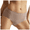 Khaki, variant on Seamless Mid Rise Women's Underwear Cooling Fabric No Show Athletic Panties for Workouts Everyday Wear, Coffee, M