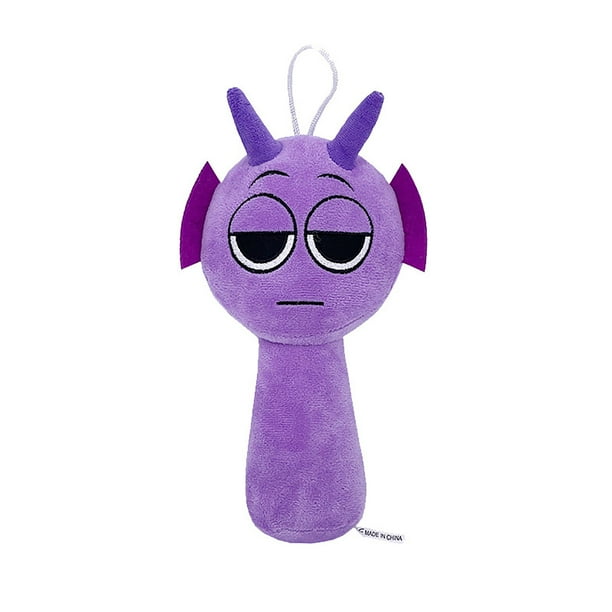 Sprunki Plush Doll, 9.84 Inch New Sprunki Plush Dolls for 2025, Soft and Huggable Game Characters, The Ideal and Adorable Companion for Any Occasion (Purple)