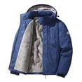 thumbnail image 2 of Fiudx Chaqueta Fina, Abrigo de Poliéster Cómodo, Elegante Prenda Exterior con Capucha, para Uso Deportivo Informal, Ideal para El Trabajo, Ideal para Hombres, con Bolsillo con Cremallera para Fácil A, 2 of 3