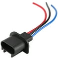 thumbnail image 3 of Headlight Sockets Harness, H13 Copper Core  Conductivity PVC Plastic Headlamp Extension Harness  For 9008 Male Bulbs, 3 of 8
