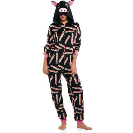 Body Candy FLEECE BACON PIG HOODED ONSIE