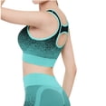 thumbnail image 3 of Abomasnow Women 2 Piece Workout Sets High Waisted Biker Shorts with Pockets Built in Bra Racerback Tank Tops, 3 of 5