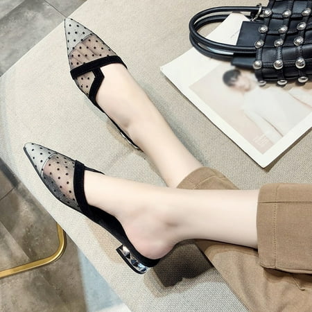 

Summer Pointed Flat With Women s Shoes Mesh Sandals And Slippers Casual Slippers Note Please Buy One Or Two Sizes Larger