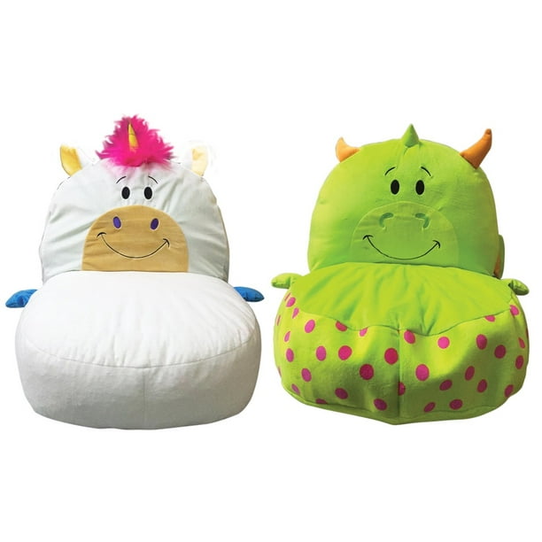 FlipaZoo Plush 2in1 Kids Stuffed Animal Chair, Multiple Options
