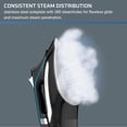 thumbnail image 5 of Rowenta - Plancha de vapor inteligente, tecnología de temperatura perfecta, 35 gramos/minuto de salida de vapor continua, DW3261U1, apagado automático, negro, 5 of 5