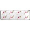 thumbnail image 5 of SKYSONIC 2'X6' Watercolor Hummingbird Flower Runner Rug with Rubber Backing, Spring Summer Bird Non Slip Entryway Rug Runner Washable Soft Area Rug Carpet for Hallway Bedroom Kitchen Decor, 5 of 6