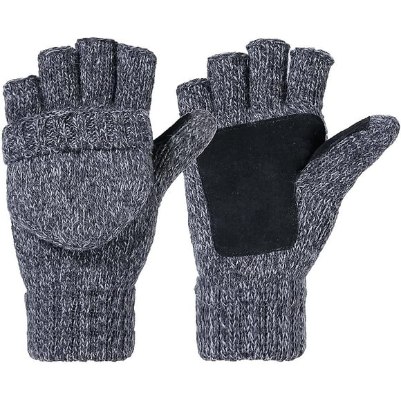 Suede Thinsulate Thermal Insulation Mittens Gloves