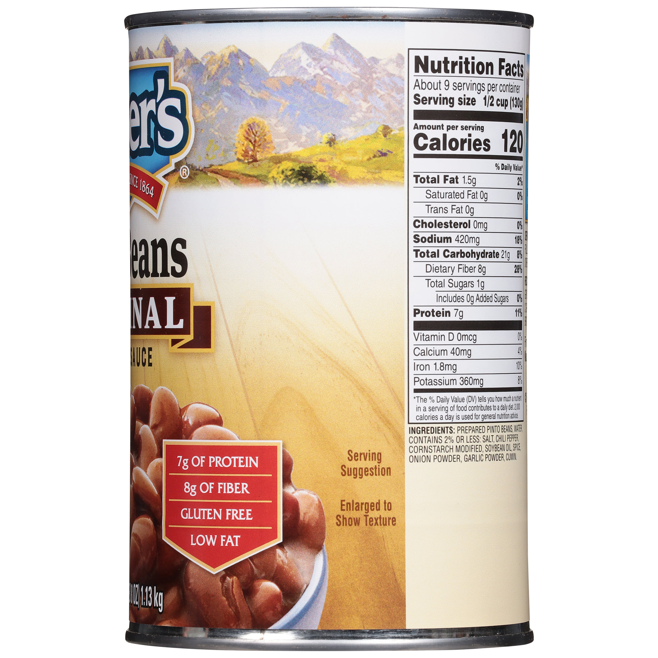 Kuner's Original Chili Beans 40 oz. Can