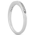 thumbnail image 2 of SZUL Women's 1/6 Carat TW Diamond Band in 10k White Gold (J-K-L Color, I2-I3 Clarity), 2 of 3