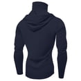 thumbnail image 5 of Sun Protection Suit for Men, Long Sleeve Hooded Shirt with Patchwork, Quick Dry Cool Pullover Top, 5 of 5