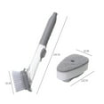 thumbnail image 2 of 1 Refillable Dish Brush Wand Handle with 2 Brush Heads & 2 Non Scratch Dishwand Scrubber Sponges, Dishwashing & Household Cleaning Supplies Set Kitchen Cleaning Tools Set, 2 of 10