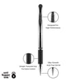 thumbnail image 3 of uniball Gel Grip Gel Pens, Medium Point, 0.7mm, Black Ink, 12 Count, 3 of 5