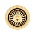 thumbnail image 2 of Premier Copper Products 3.5 in. Deluxe Garbage Disposal Drain with Basket, Polished Brass, 2 of 2