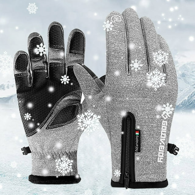 Gloves Thickened In Autumn and Winter Warm and Comfortable Touchable Screen Gloves for Outdoor Riding Waterproof and Non Slip
