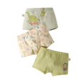 thumbnail image 4 of Sous-vêtements Garçons Imprimé Mignon Pantalons Slips Boxeurs 3 Pcs Multipack Shorts Garçons Vert Clair, 4 of 4