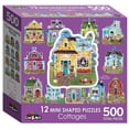 thumbnail image 3 of Cra-Z-Art Multi-Shaped 500 Piece Jigsaw Puzzle - Sweet Cottages, 3 of 9