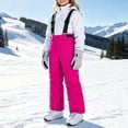 thumbnail image 5 of Kids Snowpants Bib Ski Overalls, Unisex Waterproof Windproof Insulated Snow Pants with Adjustable Straps for Boys Girls Winter Snowboarding, 5 of 9