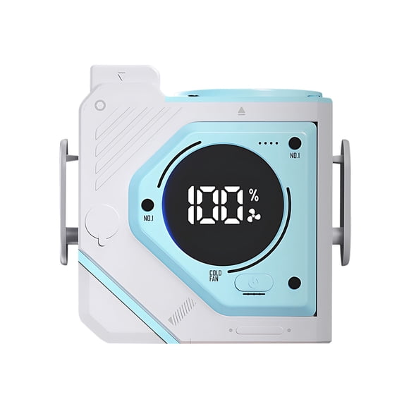 Portable Power Bank Outdoor Waist Mounted High Wind Power Infinite Range Power Bank Fan Portable Waist Fan