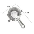 thumbnail image 3 of 3pcs Stainless Steel Cocktail Strainer 4-prong Bar Filter Barware Bartender's Supplies, 3 of 4