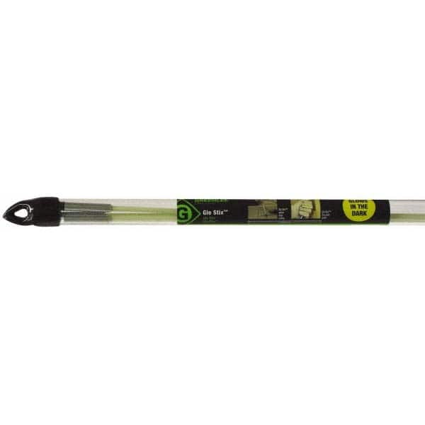 Greenlee 540-15 Glow-in-the-Dark Cable Pulling Fiberglass Rods, 15' x 3/16