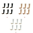 thumbnail image 5 of 3 Pairs Unisex Compression Socks Sports Fitness Running Football Basketball Breathable Elastic Socks skin color S/M, 5 of 9