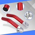 thumbnail image 3 of 2 piezas de manillar de bicicleta, almohadilla de bicicleta, accesorio de repuesto para ciclismo de aleación de aluminio (rojo), 3 of 5