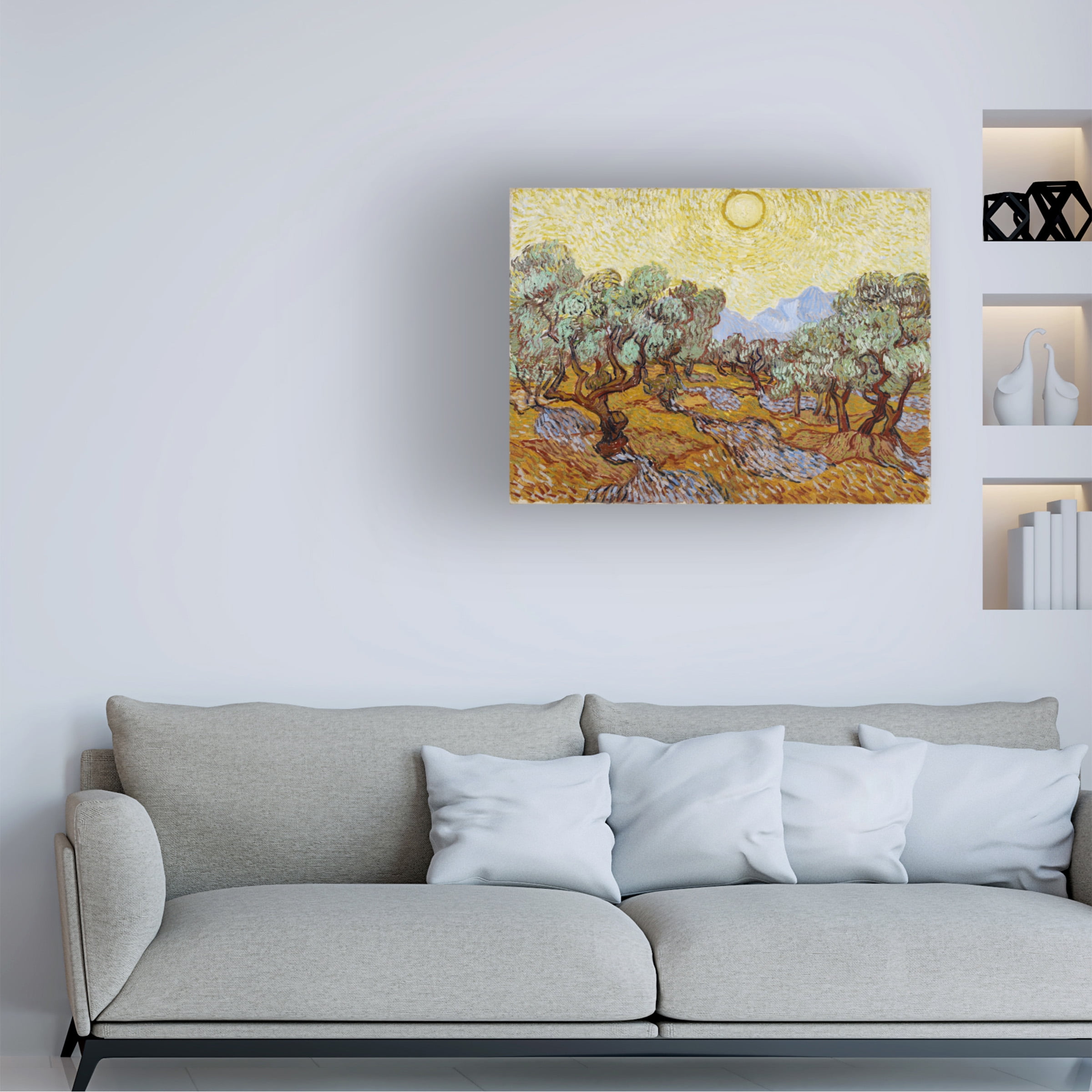 Vincent van Gogh 'Olive Trees 1889' Canvas Art