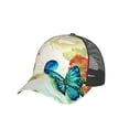 thumbnail image 7 of Picia Floral Vintage Pattern Trucker Hat,Baseball Cap,Sun Protection Cap,Stylish Headwear,Leisure Cap,Outdoor Sports Cap, 7 of 7