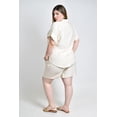 thumbnail image 3 of Conjunto camisero tipo lino Roman Fashion /Juvenil, 4388 (Arena) beige 38, 3 of 6