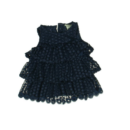 

Pre-owned Calvin Klein Girls Navy Special Occasion Dress size: 3-6 Months