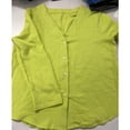 thumbnail image 4 of Uootdi Womens Blouses 3/4 Sleeve V Neck Relaxed Fit Casual Summer Vacation Everyday Outfits Gift, 4 of 7