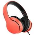thumbnail image 1 of Auriculares LORELEI X6 para colocar sobre las orejas con micrófono plegable, color naranja, 1 of 6