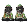 thumbnail image 5 of Saint Patrick's Day Boxer Dog Shoes Sneakers Black Size 11, 5 of 7