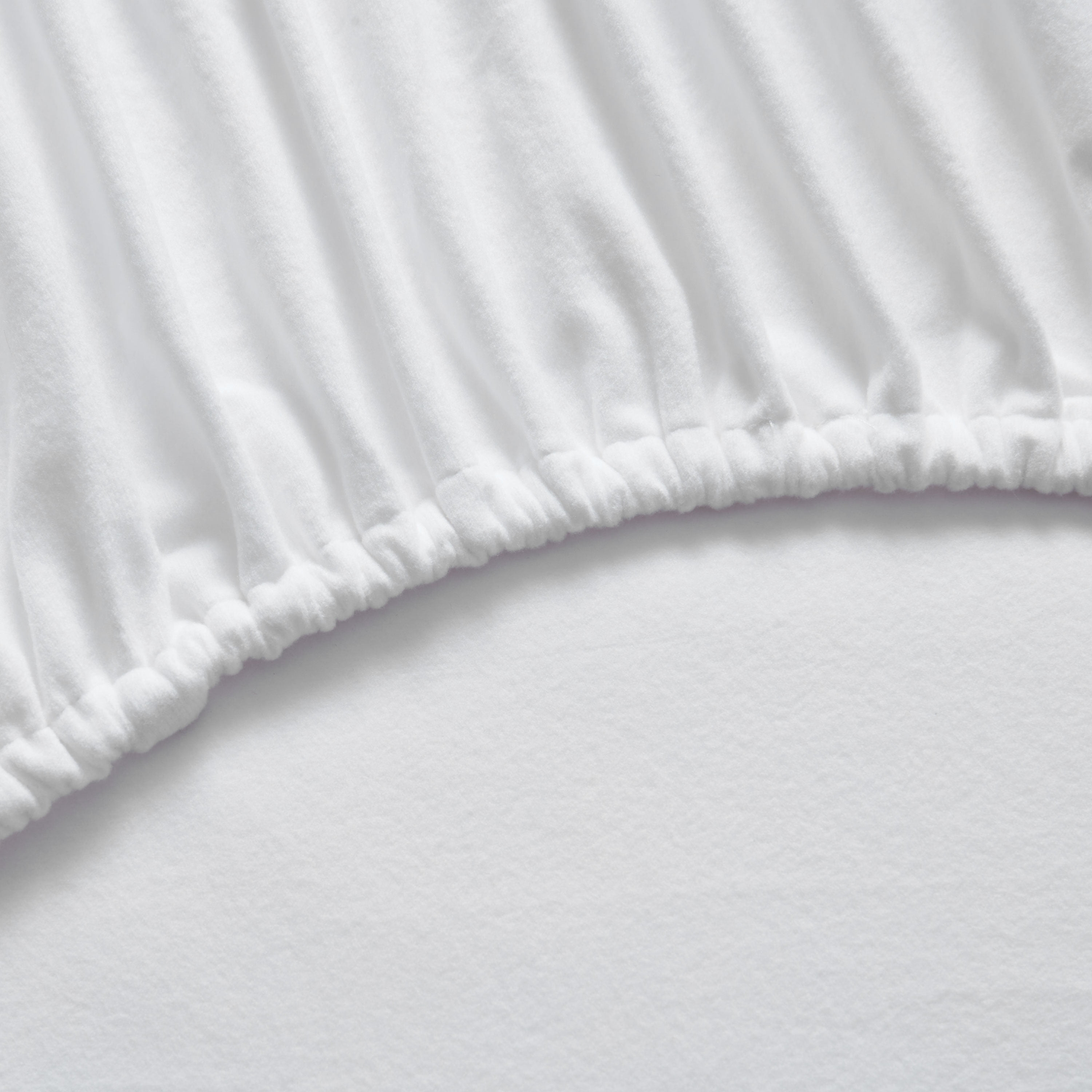 Sweet Home Collection Flannel Sheet Set White King