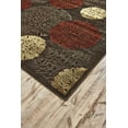 thumbnail image 2 of Feizy Saphir Transitional Polka Dots, Taupe/Red/Tan, 9'8" x 12'7" Area Rug Sheen Casual Distressed Design Carpet for Living Dining Bed Room, 2 of 4
