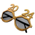 thumbnail image 3 of WRITWAA 1Pcs Décoration de Réveillon du Nouvel An Accessoire de Lunettes Design Numéro 2024, 3 of 8
