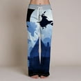 thumbnail image 2 of adviicd Women's Halloween Joggers | Baggy Cute Print Pajama Pants for Spooky Season (Sky Blue, XXL), 2 of 6